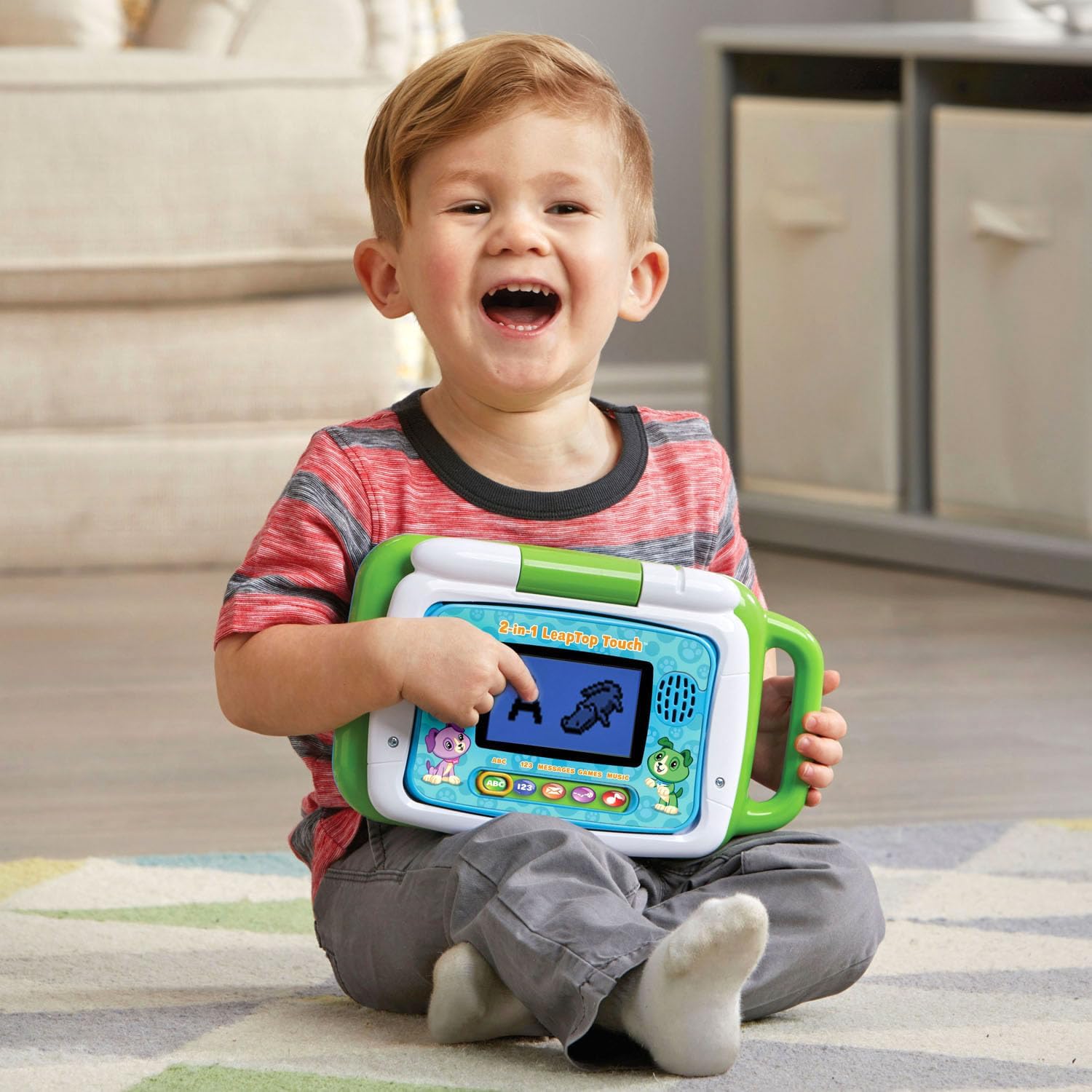 LeapFrog 2-in-1 LeapTop Touch, Green - Image 3