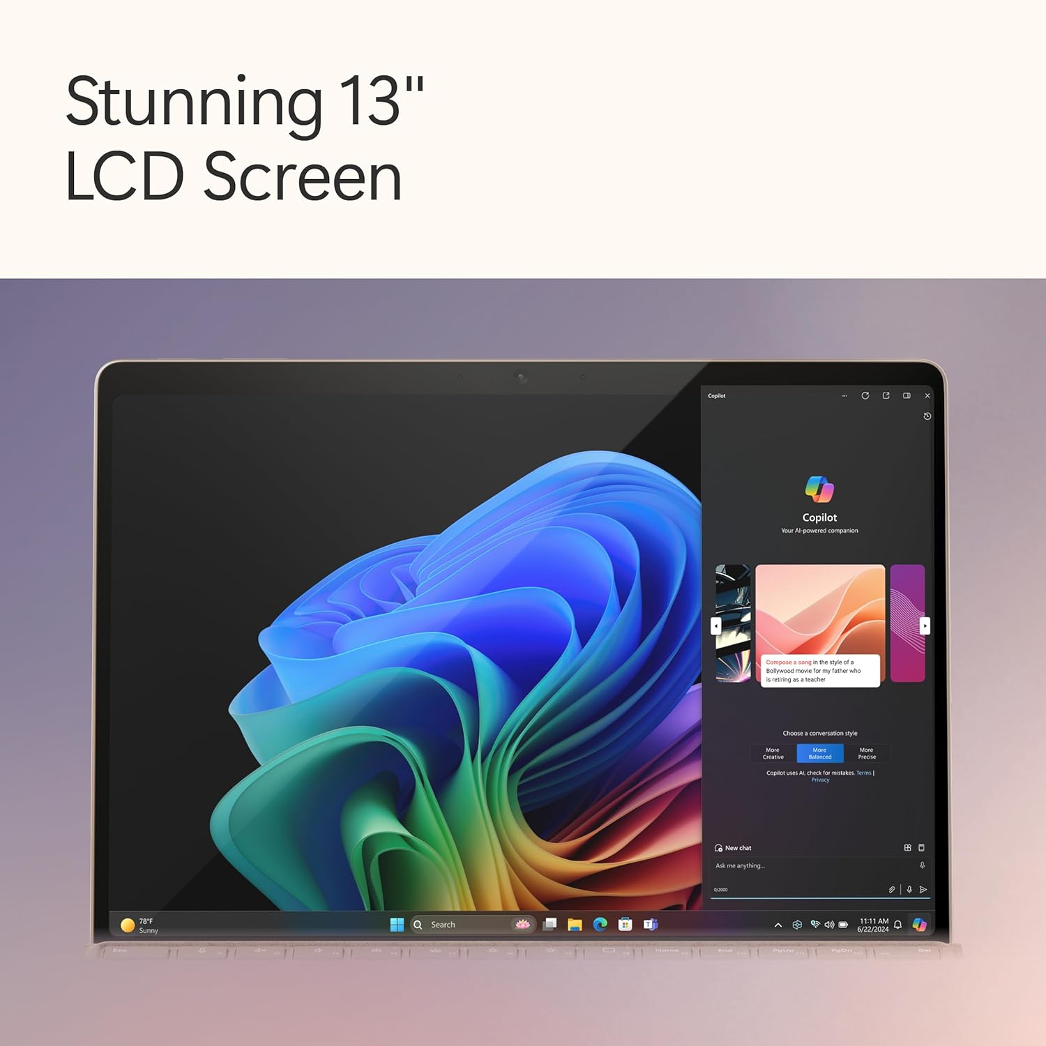 Microsoft Surface Pro 2-in-1 Laptop/Tablet (2024), Windows 11 Copilot+ PC, 13" Touchscreen Display, Snapdragon X Plus (10 Core), 16GB RAM, 512GB Storage, Dune - Image 5